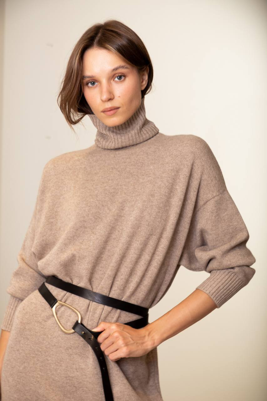 Black leather belt in two turns Brunello Cucinelli 6