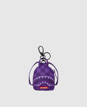 Sprayground SHARKS IN PARIS children's purple backpack keychain 910K7920NSZ