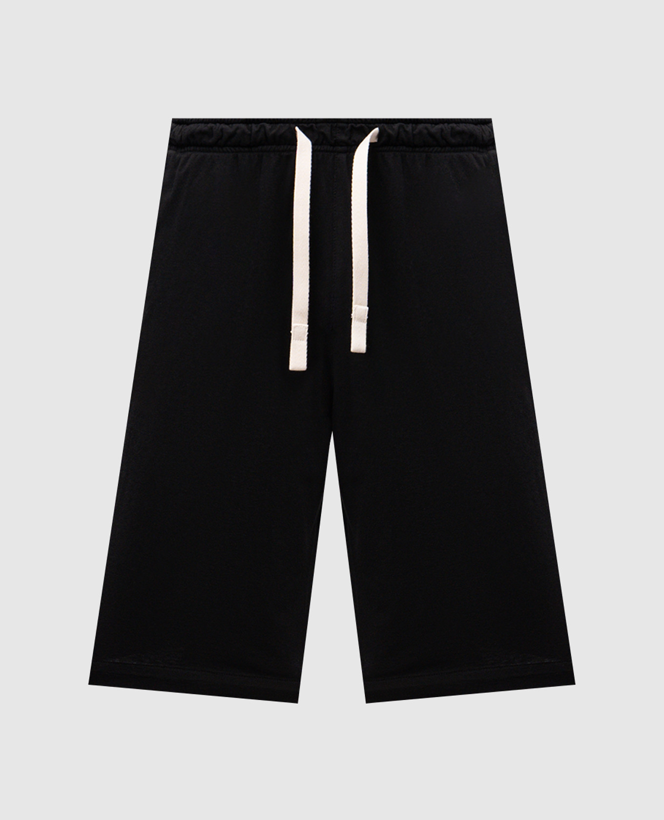 

Black shorts with logo print Palm Angels