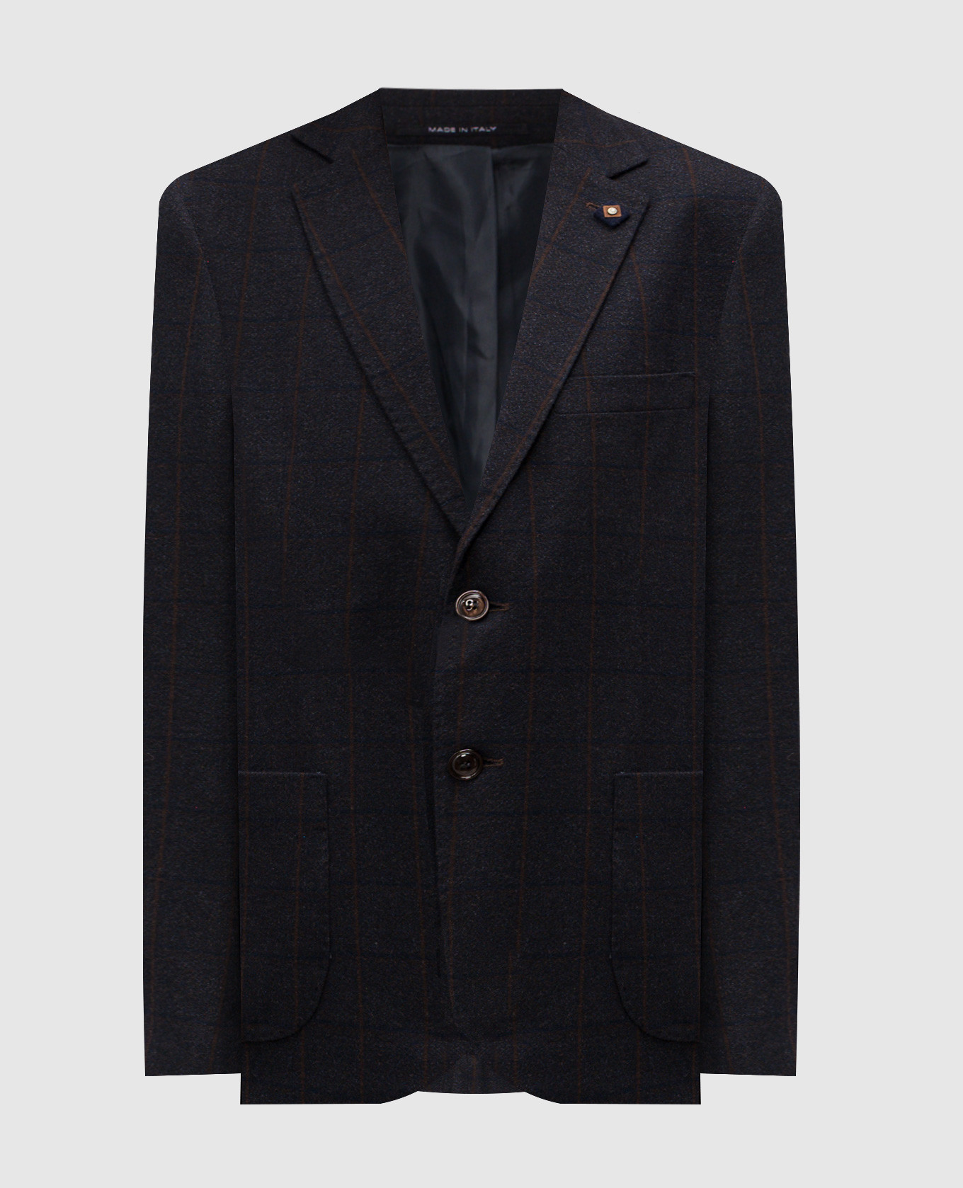 Blue blazer with wool Exibit