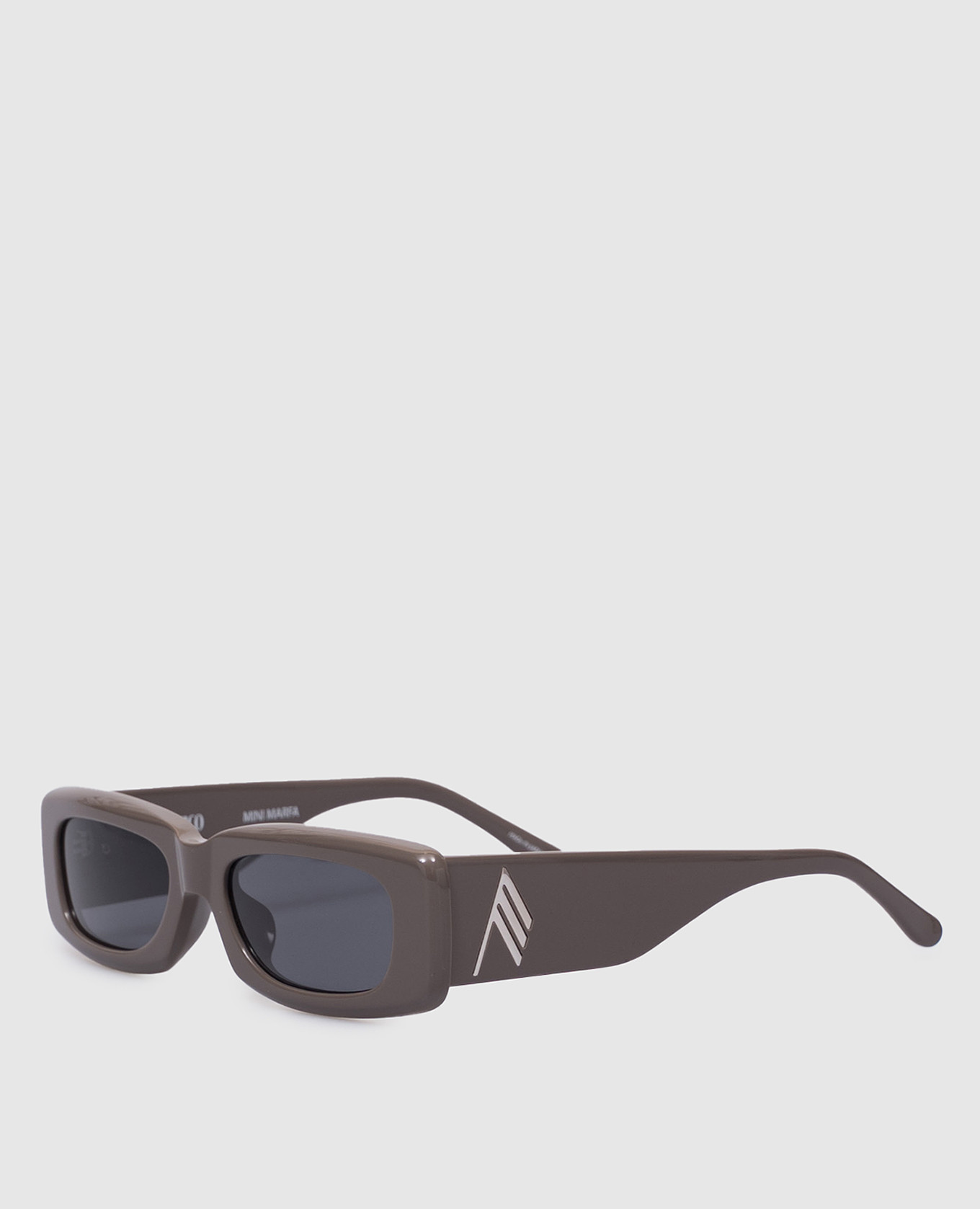 Mini Marfa brown sunglasses The Attico by Linda Farrow 3