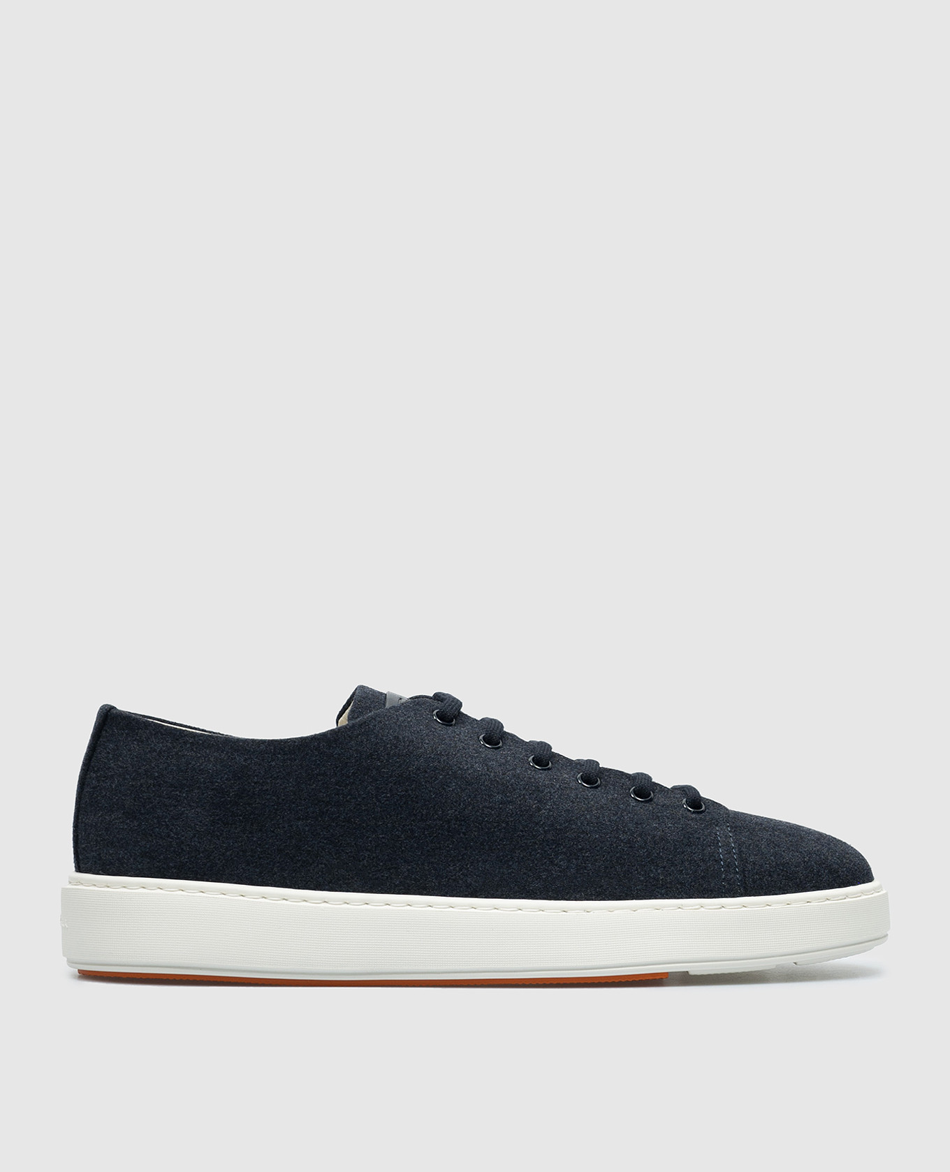 

Blue sneakers with textured logo Santoni