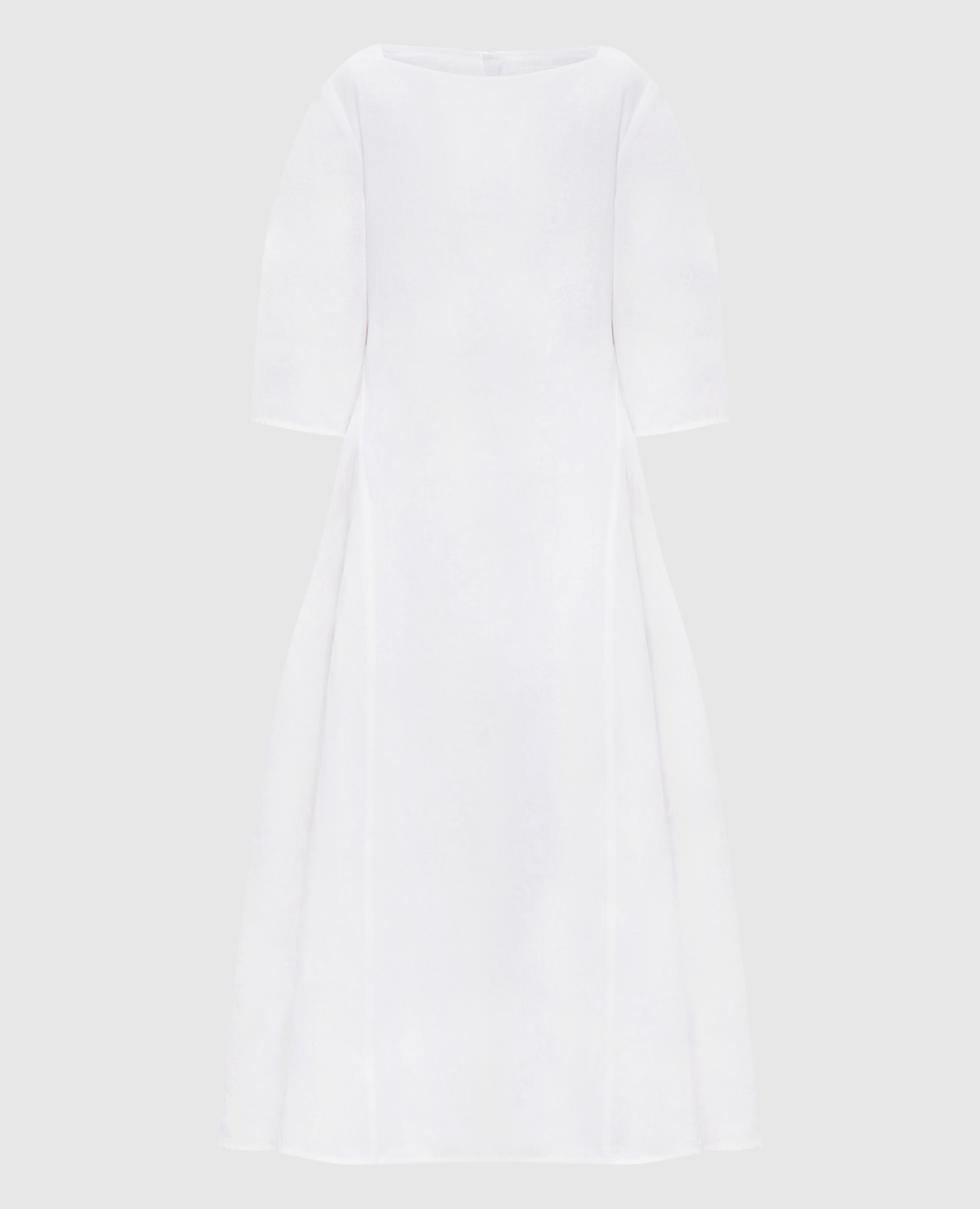 

White linen midi dress Jil Sander