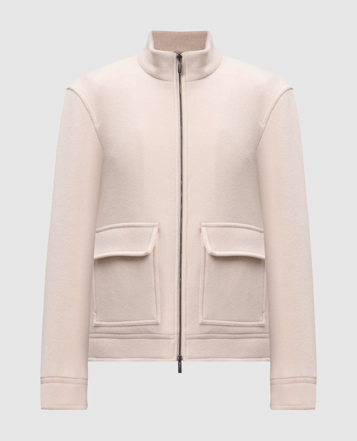 

Beige wool and cashmere jacket Peserico