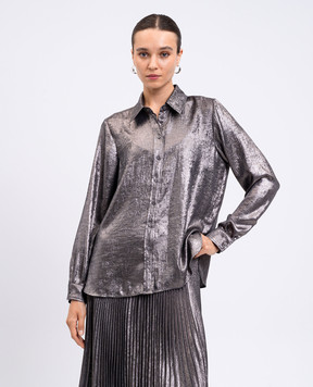 Momoni Arles silver blouse MOSH001MO08