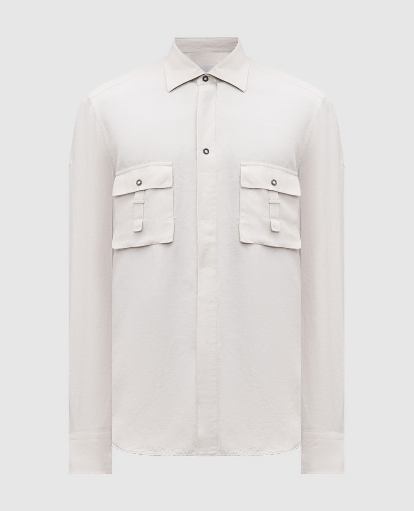 

Beige linen shirt Stefano Ricci