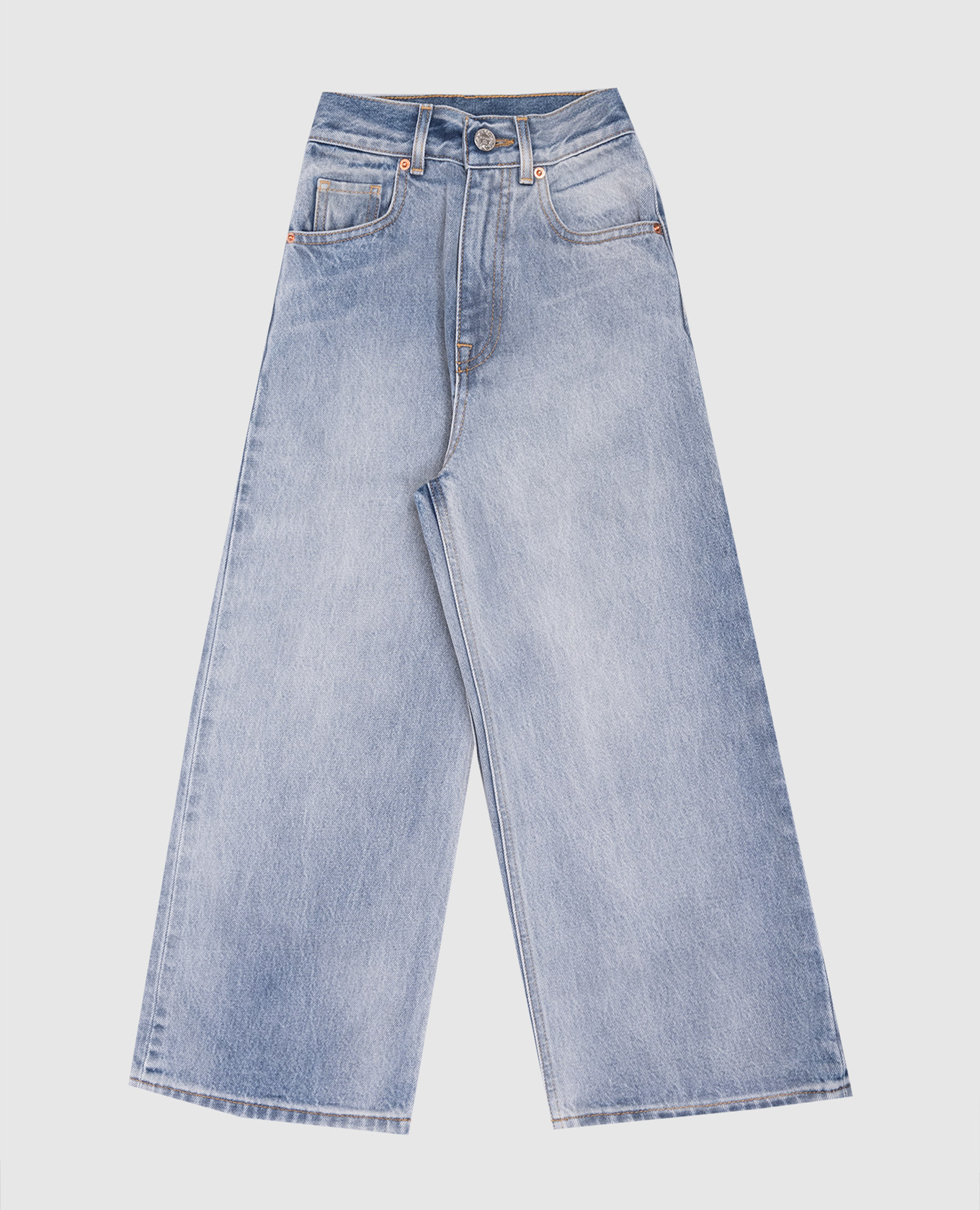 

Children's blue jeans with a distressed effect Vetements, Light blue