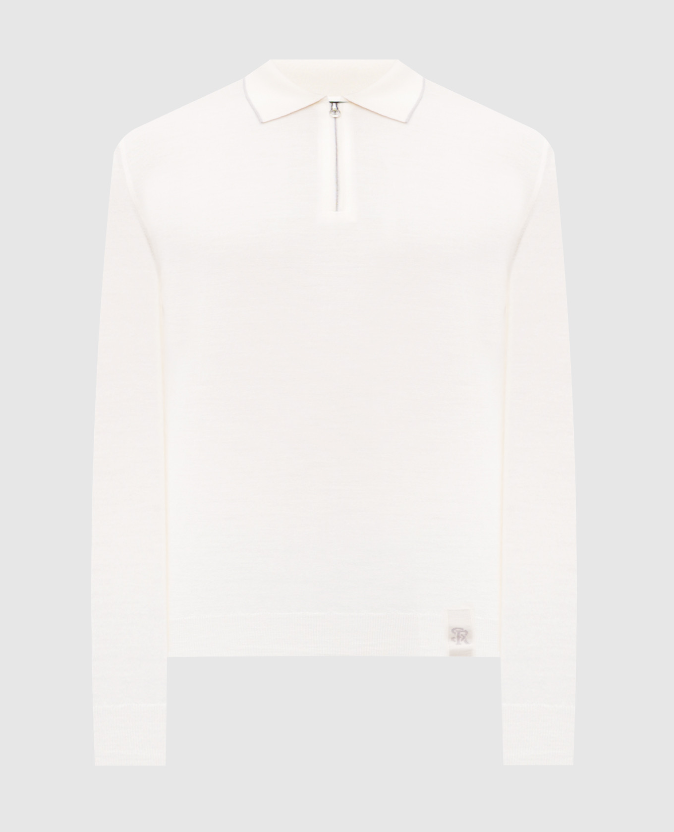 

Beige wool, silk and cashmere polo shirt Stefano Ricci