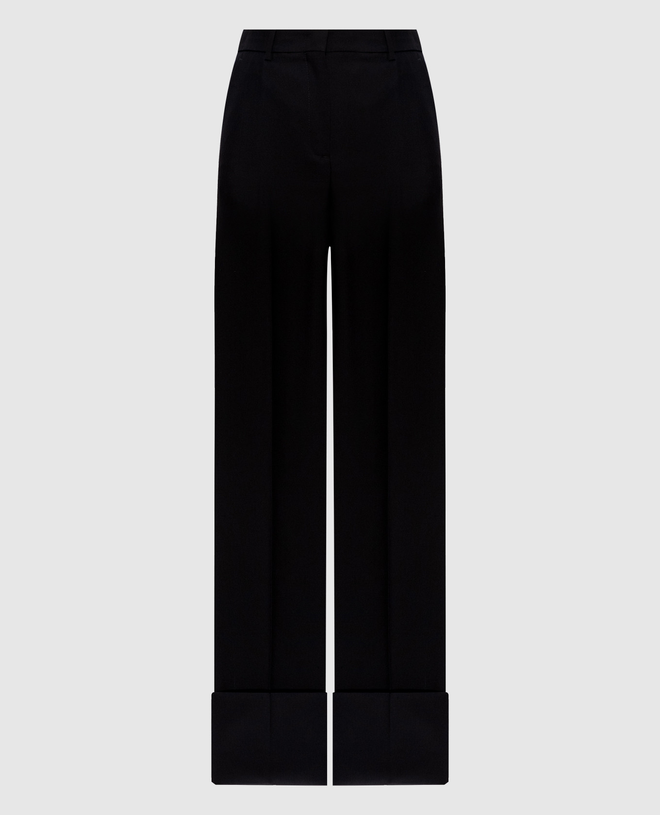 

Black silk trousers with lapels Valentino
