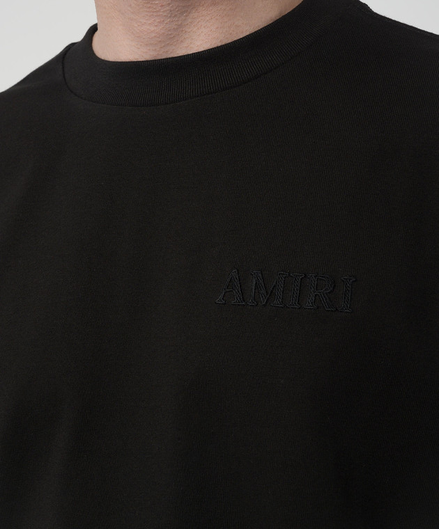 AMIRI AMJYTE1061BLACK 関税送料込 Amiri AMJYTE1061 Logo Patch Oversized T Shirt Mens L Used