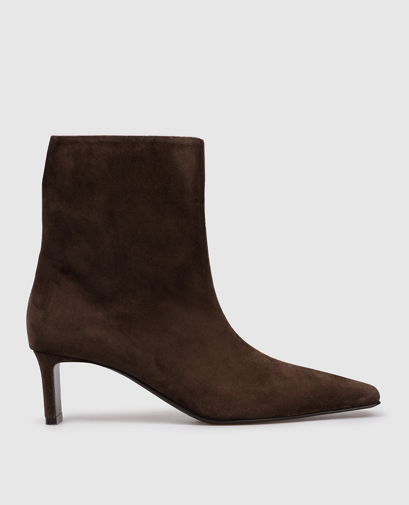 

Brown suede ankle boots Ona Khaite