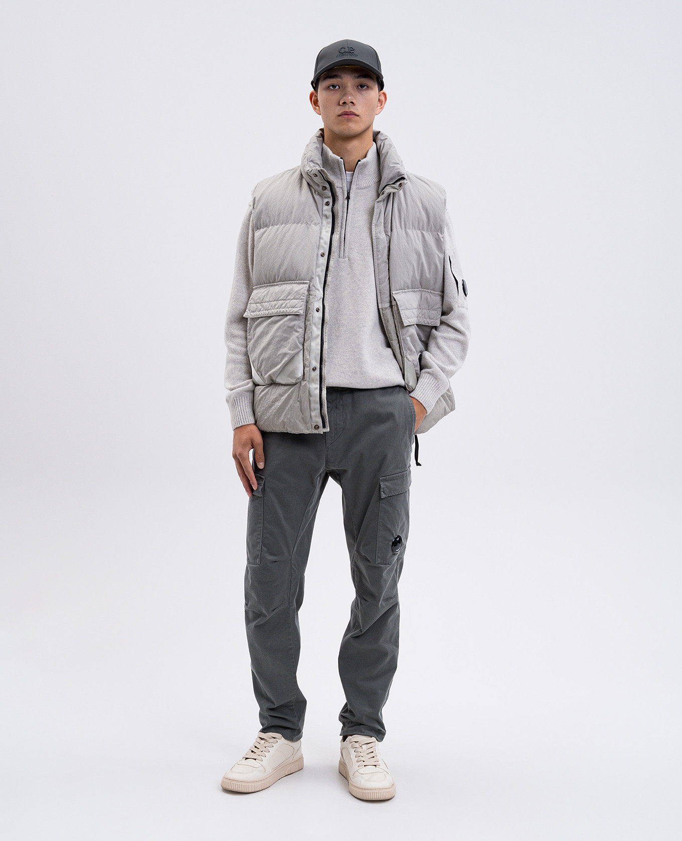 

Gray sweater with wool C.P. Company, Grey