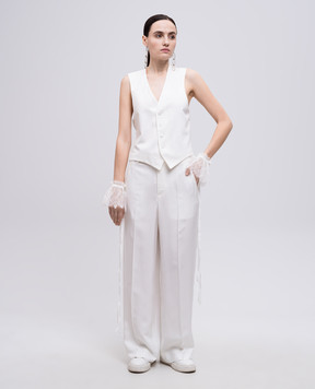 Ann Demeulemeester Elfi white pants B0012749FA558