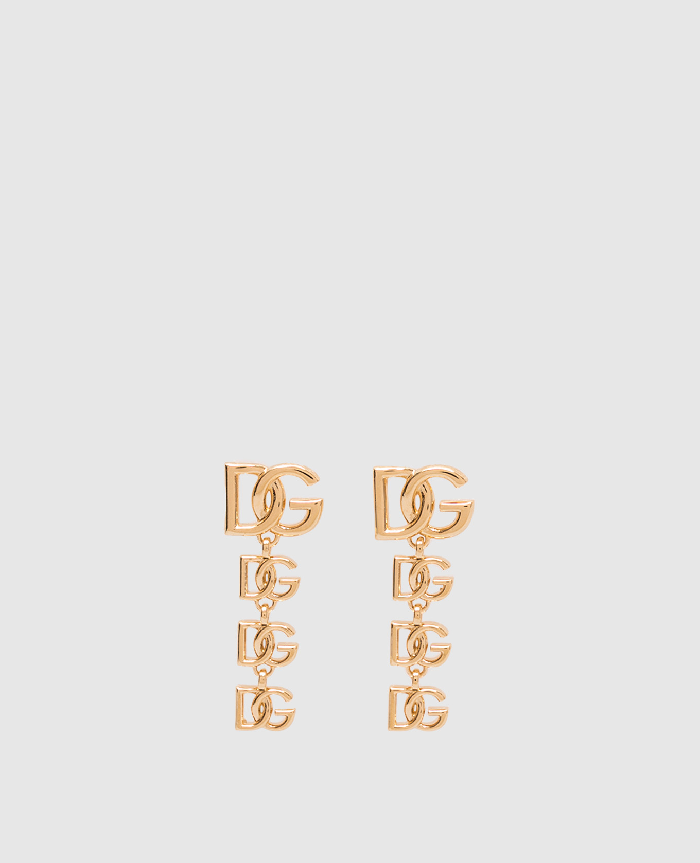 

Gold earrings with DG logo Dolce&Gabbana, Golden