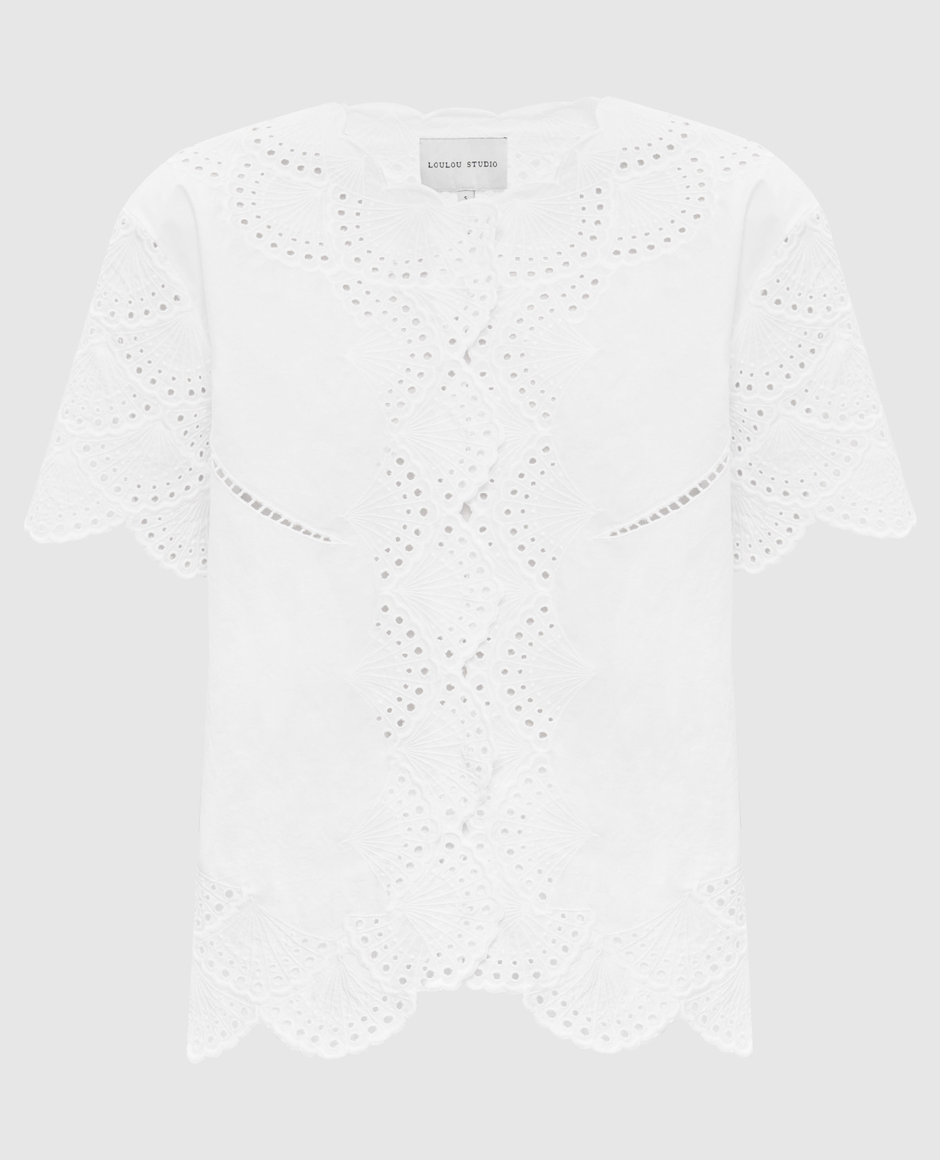 

Elly white blouse with embroidery Lou Lou Studio