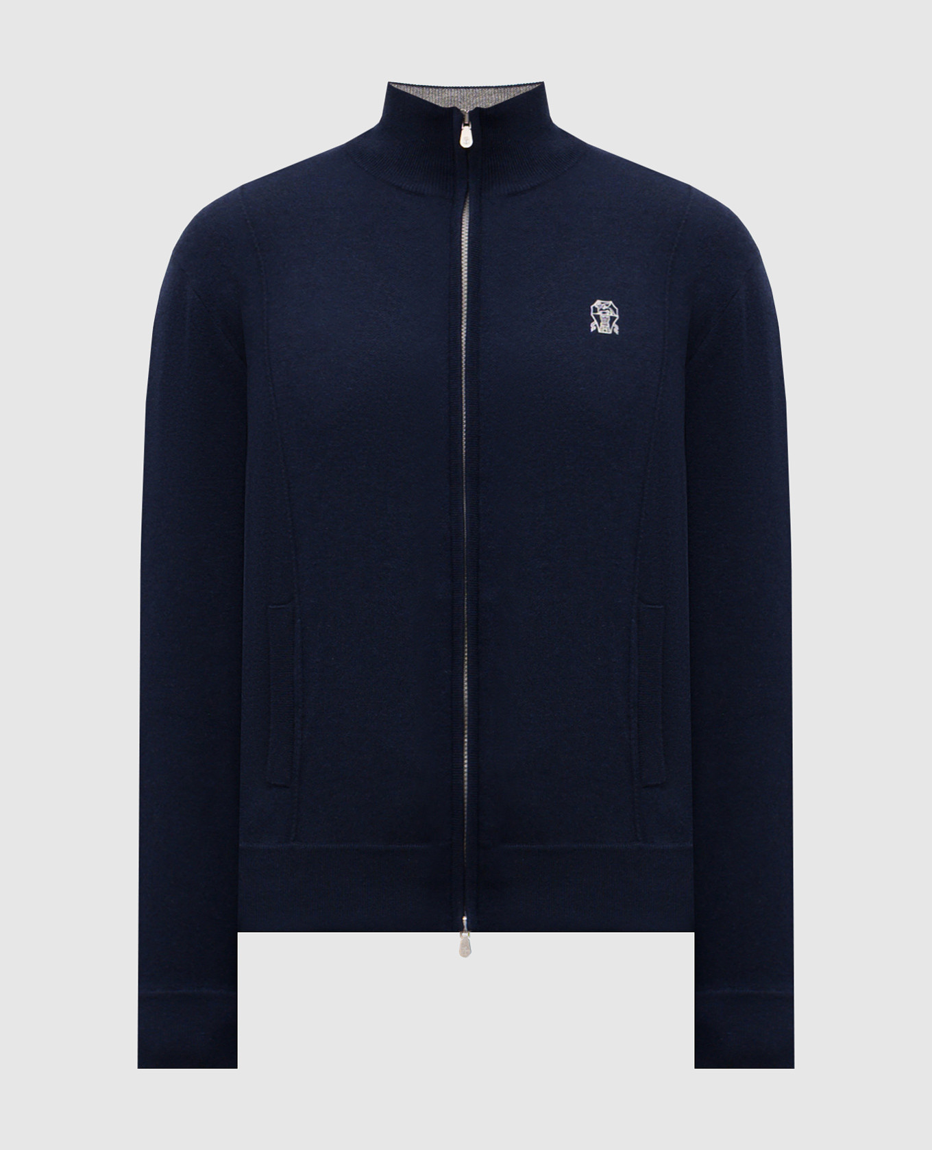 

Blue cashmere cardigan Brunello Cucinelli