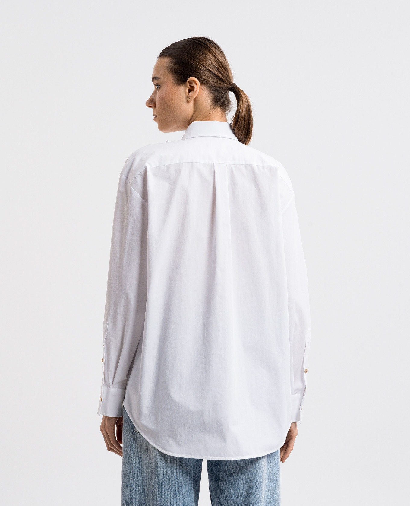 

White blouse with ruffles Valentino