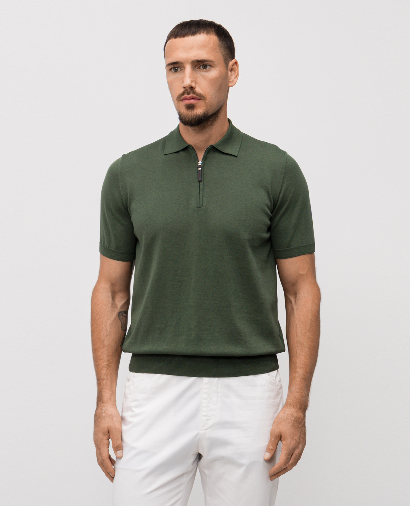 

Green polo Canali