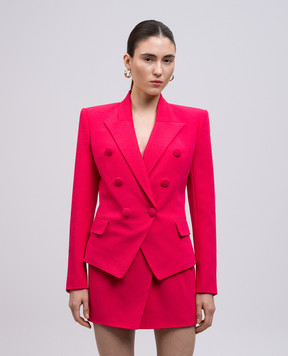 Balmain Pink double-breasted jacket EF0SI505VB00