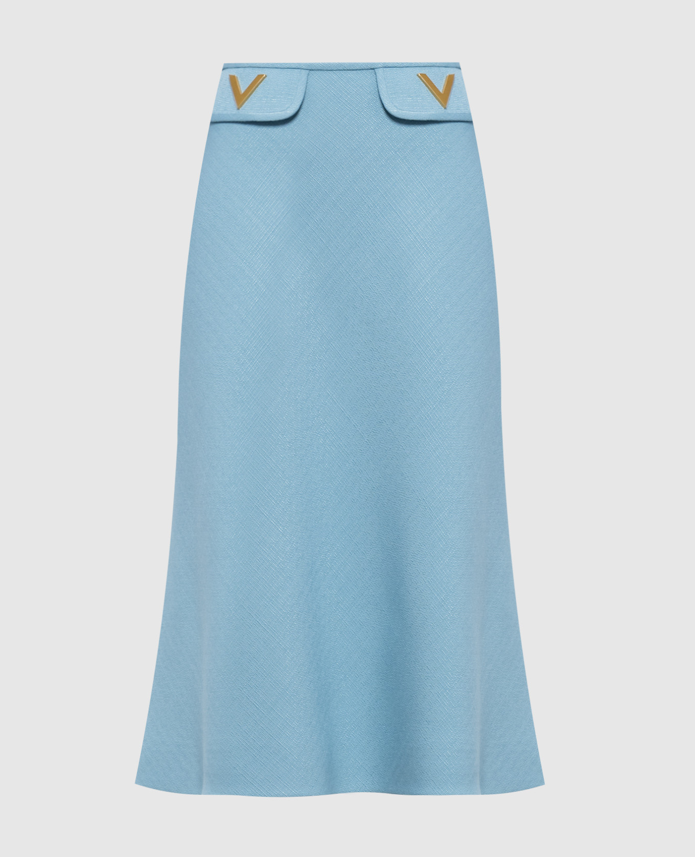 

Blue V-gold skirt Valentino, Light blue
