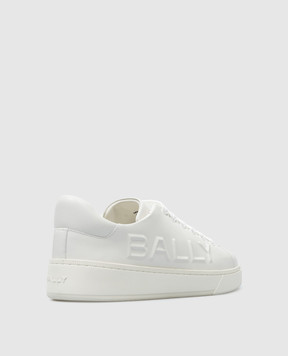 Bally Raise white leather trainers with logo MSK09LVT005
