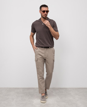 Brunello Cucinelli Brown polo M29800185