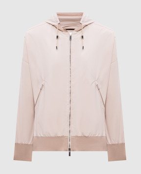 MooRER Beige down jacket GHENDA GHENDASTP