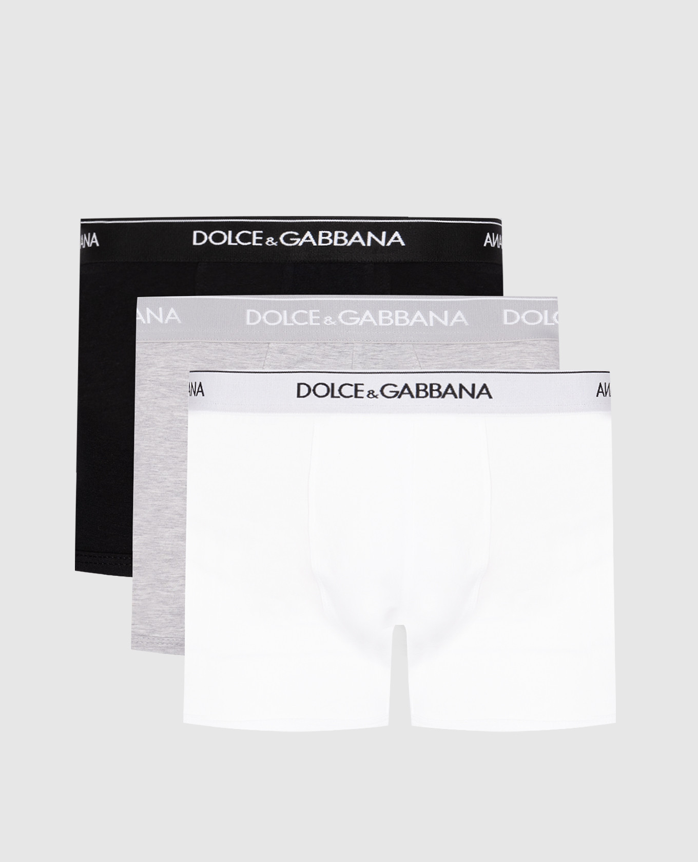 

A set of boxer briefs with a logo pattern Dolce&Gabbana, White