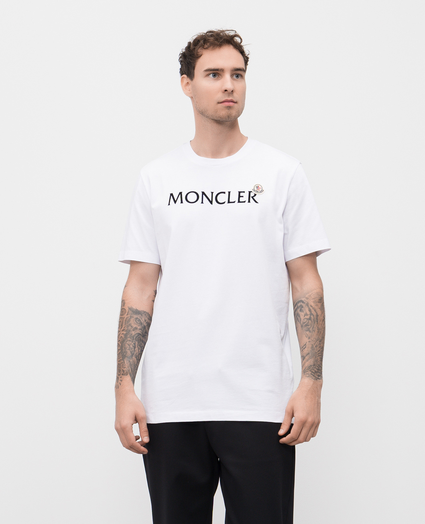 

White T-shirt with logo Moncler