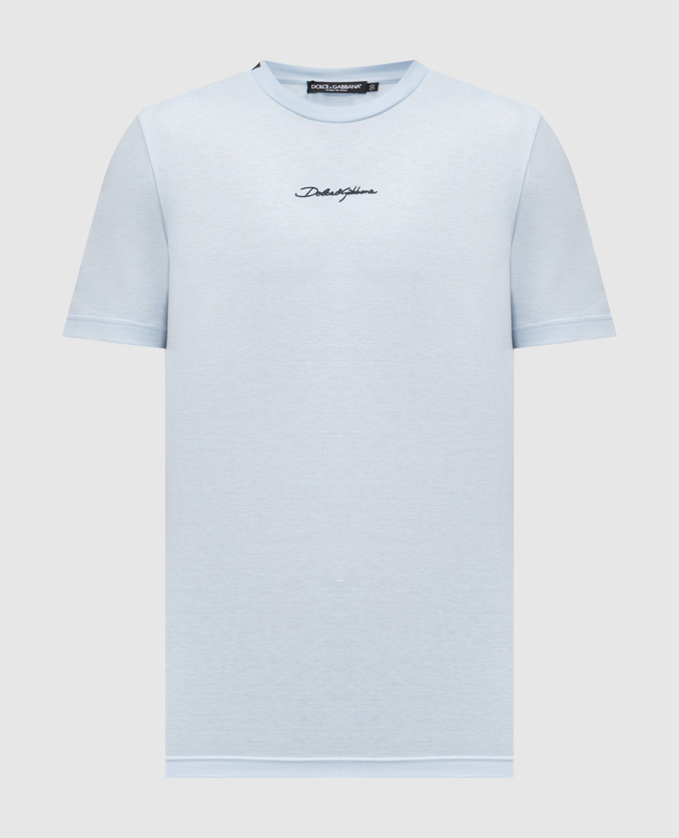 

Blue T-shirt with logo Dolce&Gabbana, Light blue