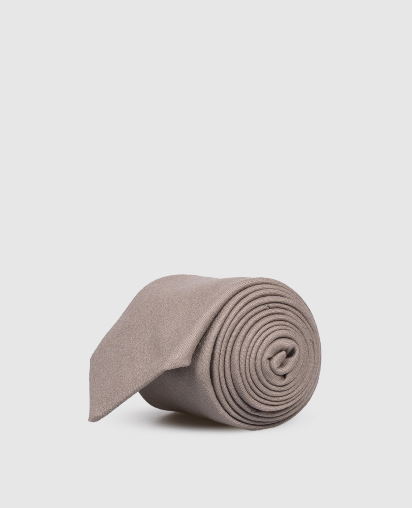 Beige wool tie Peserico
