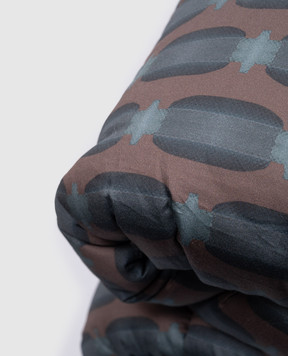 Blumarine Brown blanket in an abstract pattern H0000210005