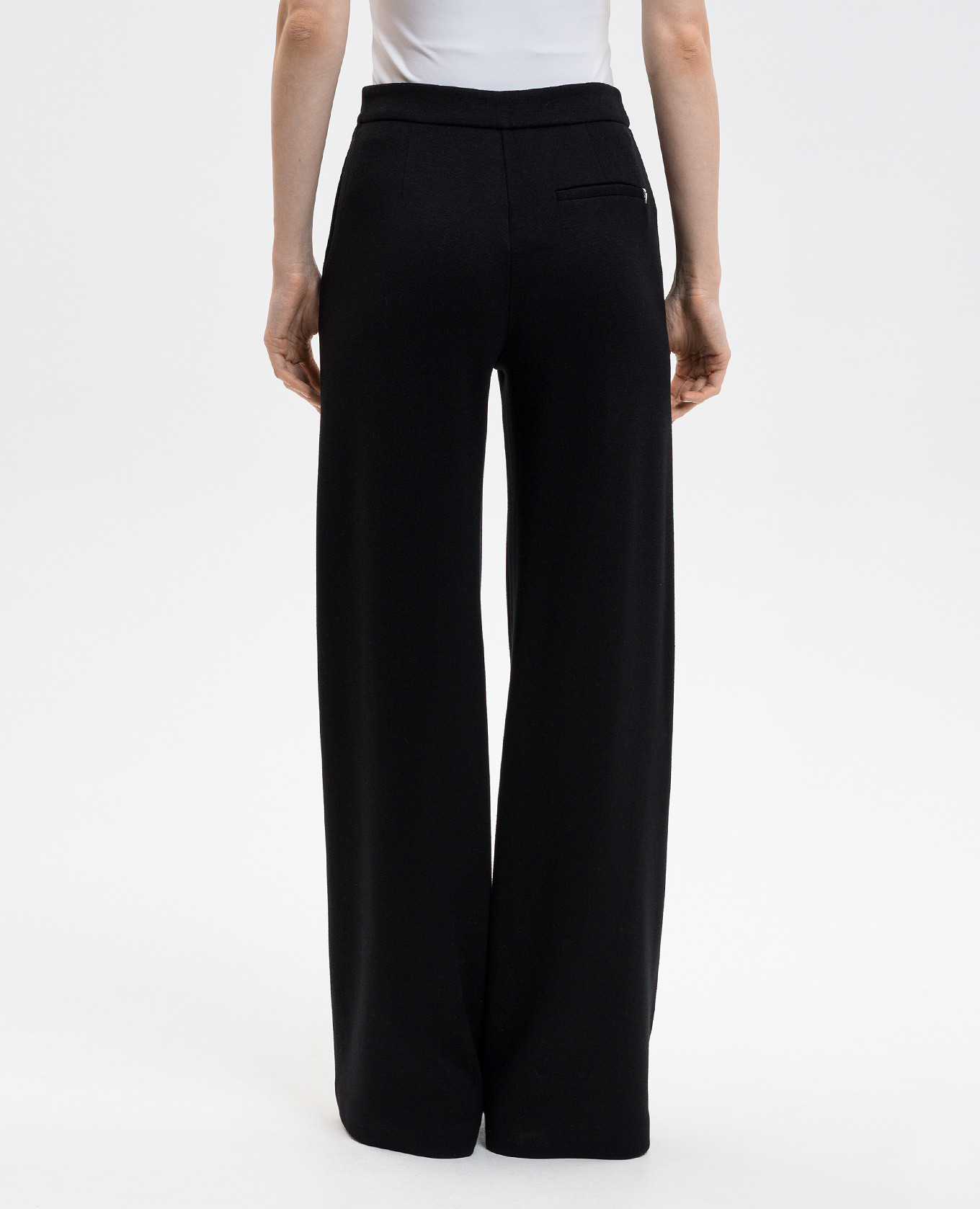 

Black pants with monogram logo Dondup