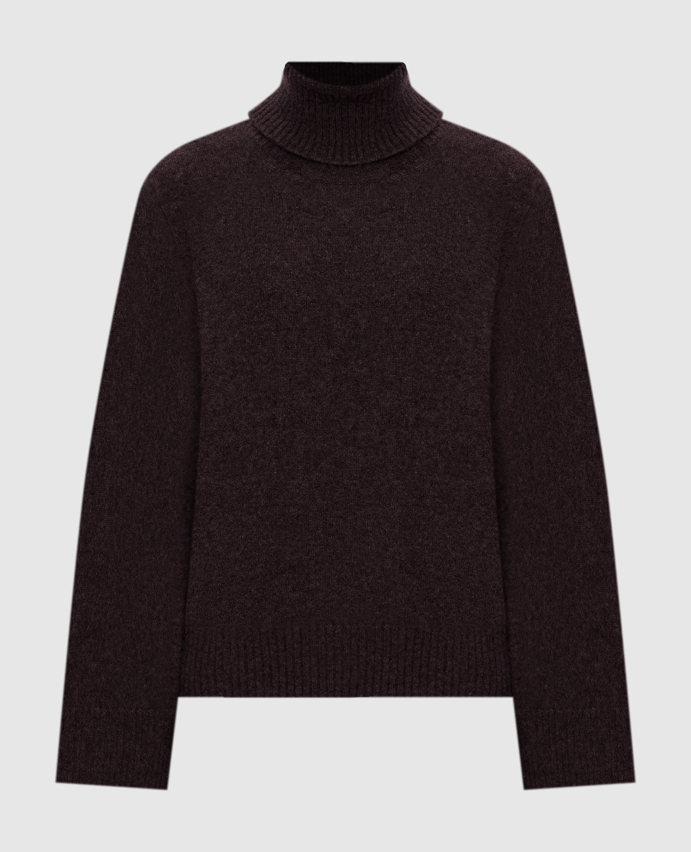Brown cashmere and silk sweater BOBOUTIC