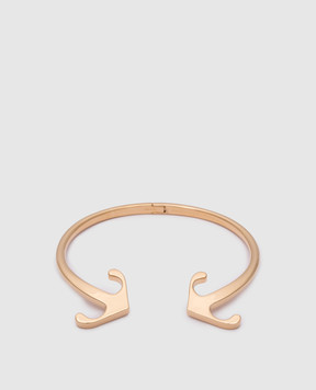 Off-White Mono Arrow gold necklace OWOB133S24MET001