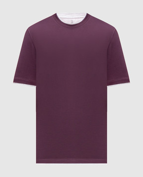 Brunello Cucinelli Purple T-shirt M0B137427