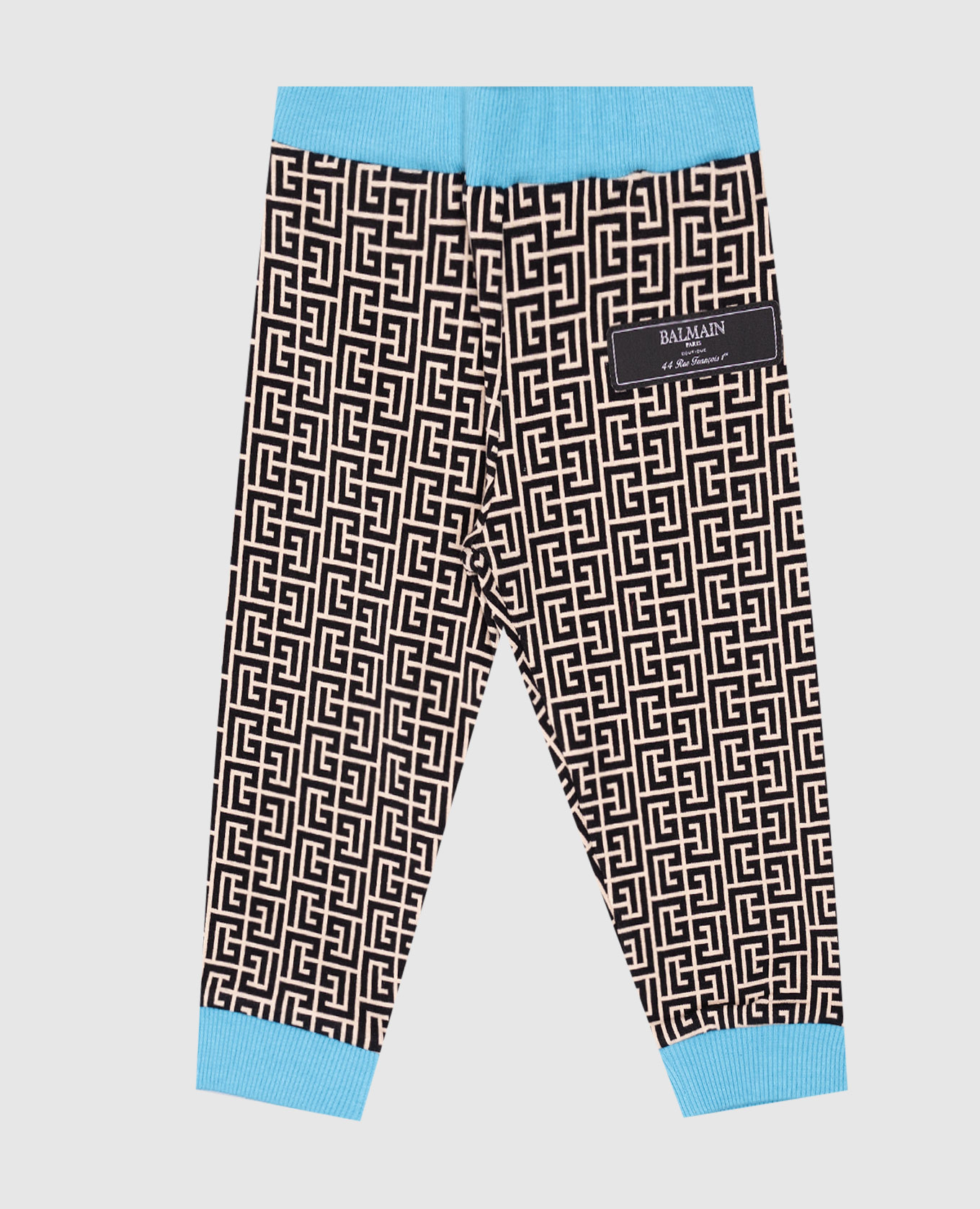 

Kids' black joggers with logo Balmain