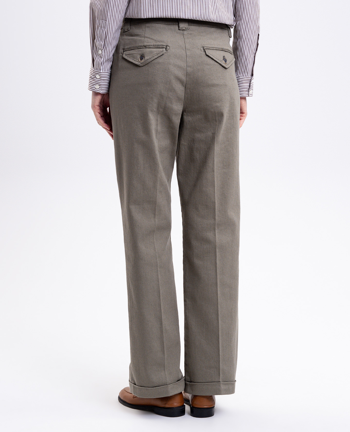 

ADORNI khaki trousers with lapels Max & Co