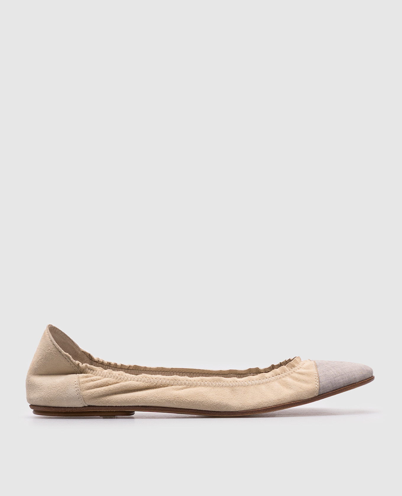 

Green suede ballet flats Brunello Cucinelli