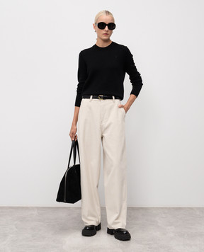 Ami Paris White corduroy pants FTR831CO0131