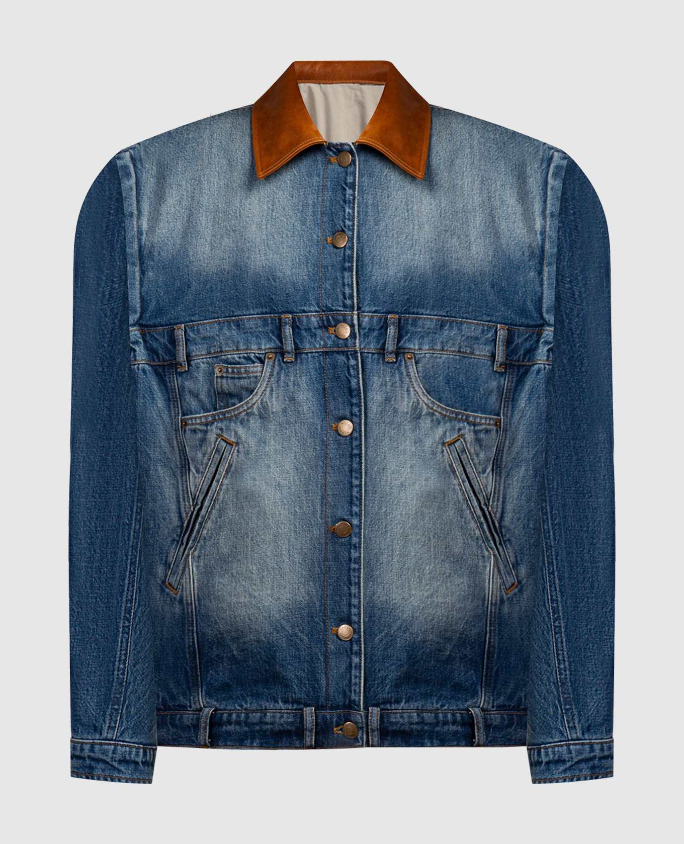 

Souvenirs of Life blue denim jacket Max & Co