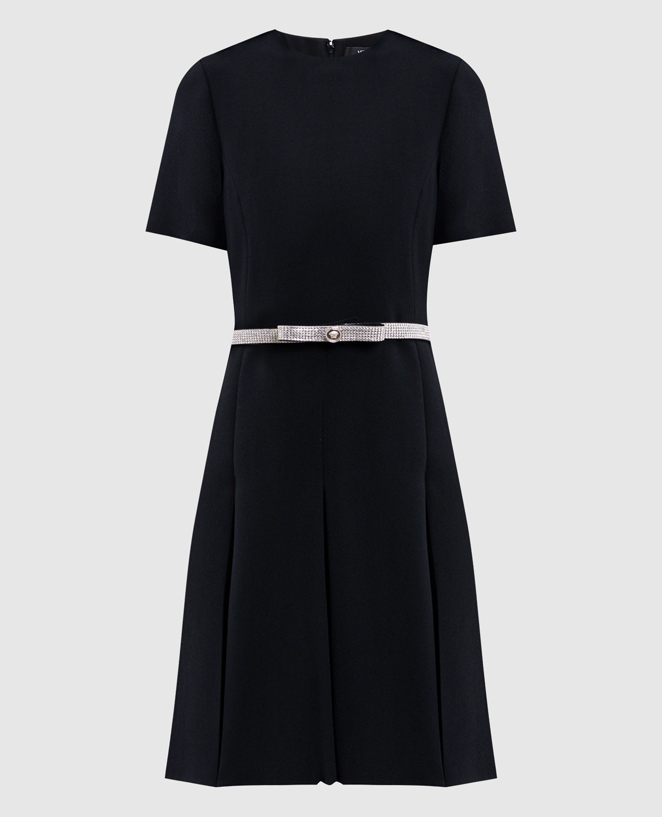 Black mini dress Versace