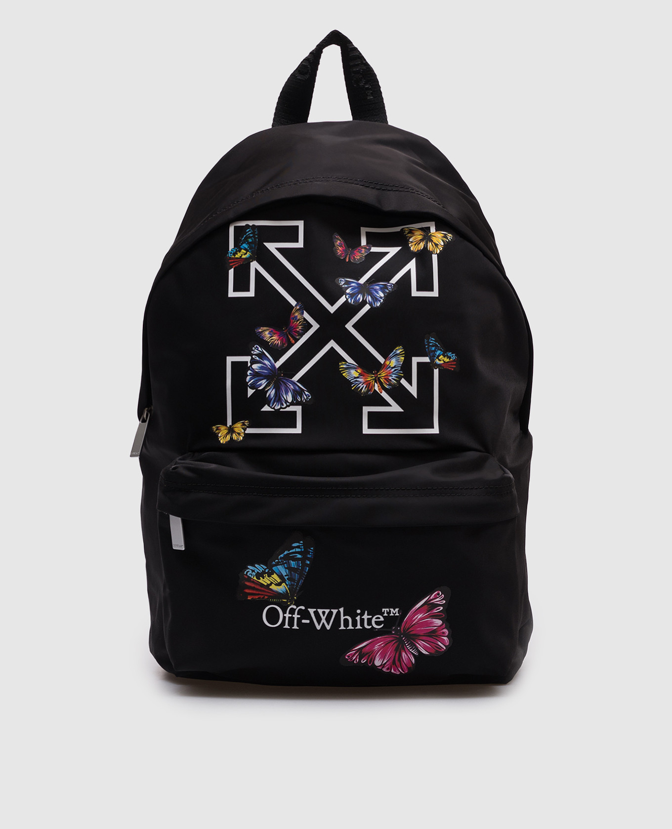 

Children's black backpack with Arrow logo emblem Off-White