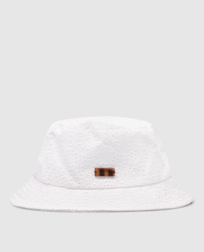 Vilebrequin Betty white panama with broderie embroidery BTTAV762