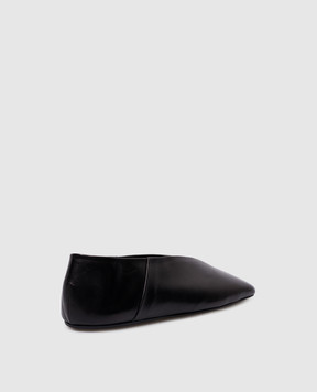 Jil Sander Black leather ballet flats J57WZ0001P4864
