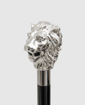 Pasotti Silver-plated shoe horn with a lion head handle PFPEXXCSF100