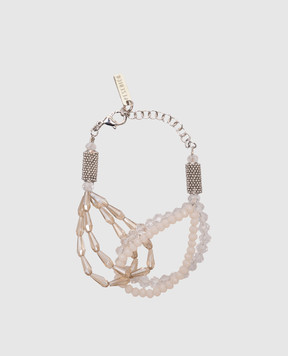 Peserico Silver bracelet with beads A35475C0CC612