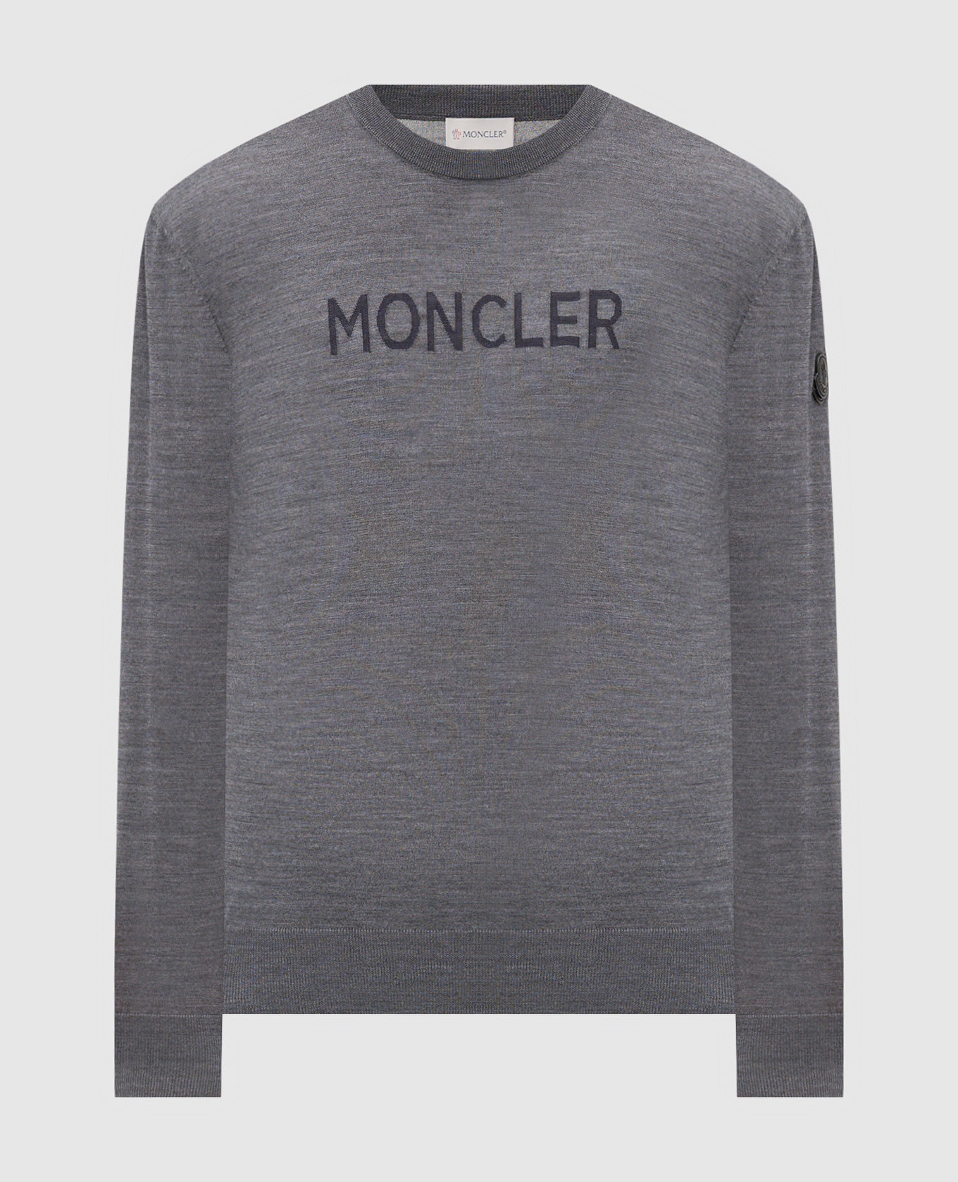 

Gray woolen jumper Moncler, Grey