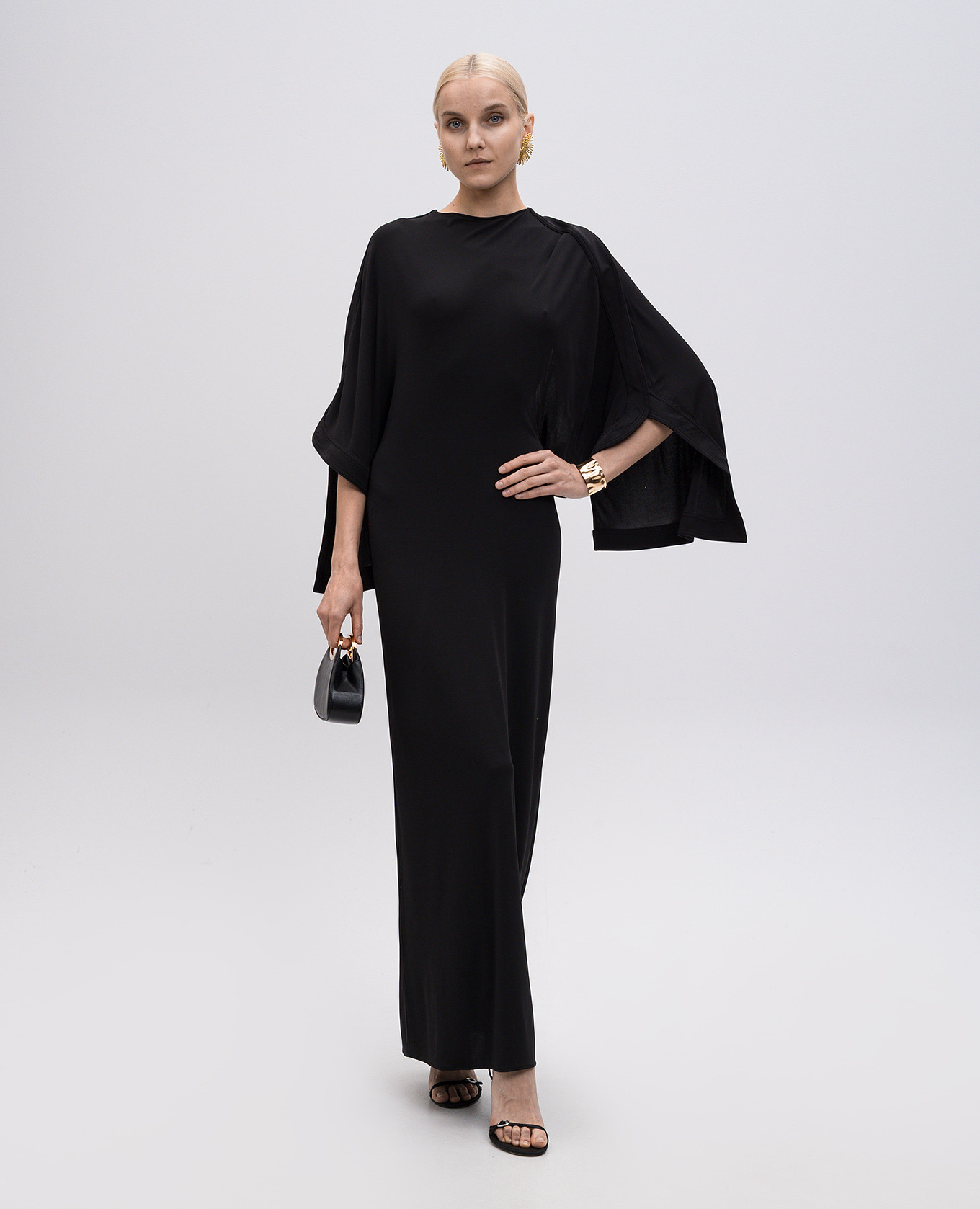 Catius black dress with open back 16Arlington 2