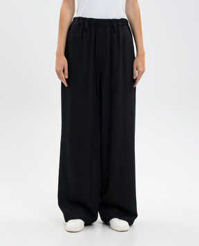 PROENZA SCHOULER Black Salome pants with wool R2546002AY213